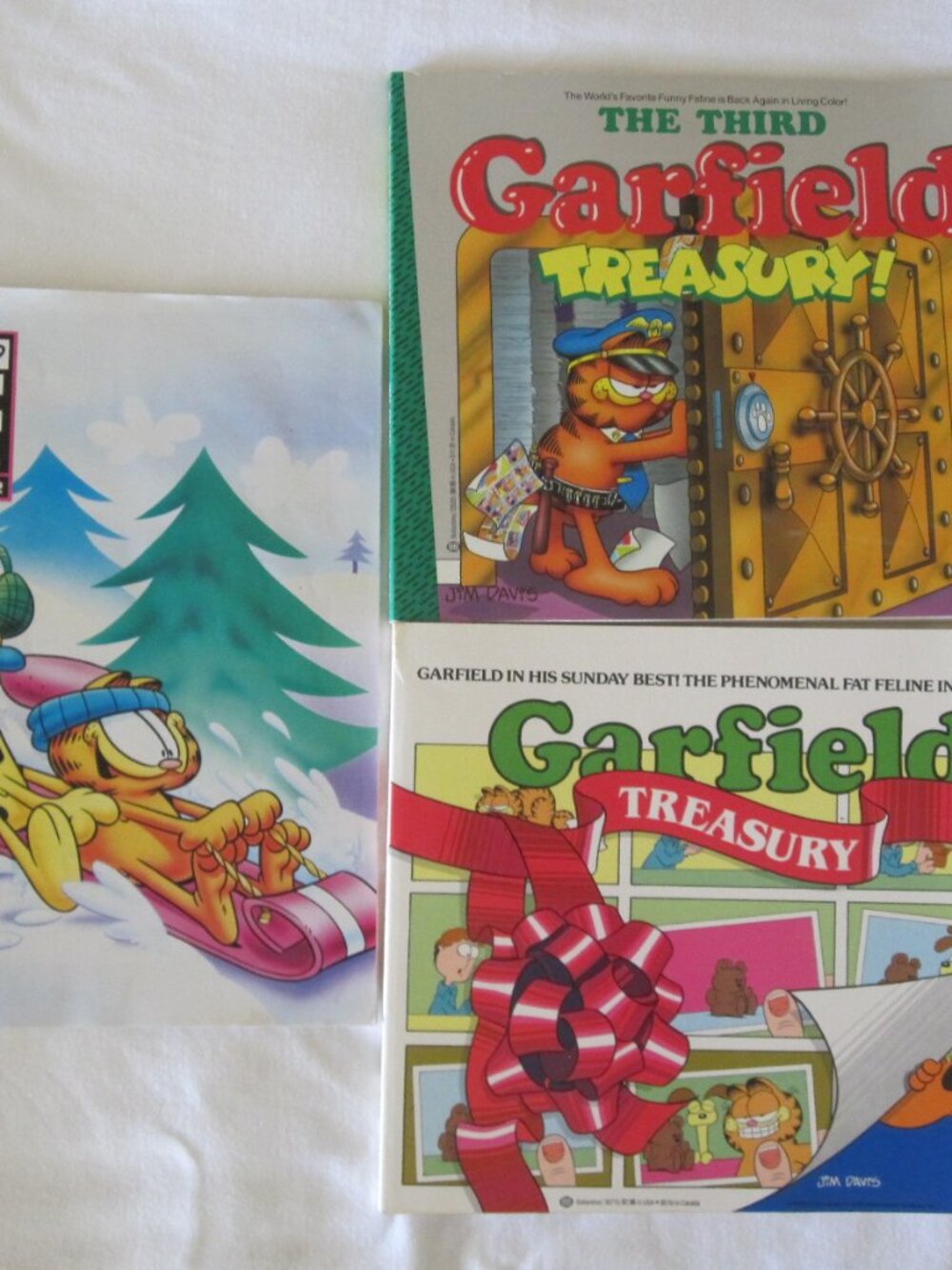 vintage Garfield Book & Catalog Collection - Treasury #1 & #3 +